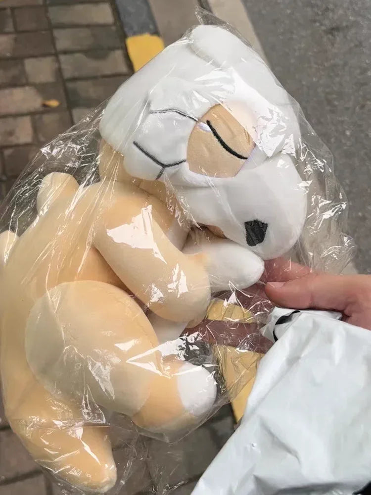 Anime Pokemon Sleep Series Plush Toy Chikorita Slowpoke Cubone Figures Stuffed Animals Pocket Monster Game Pillow Doll For Gift