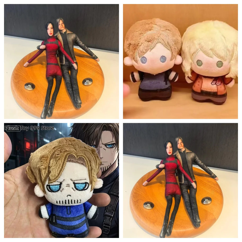 10cm Resident Leon·Scott·Kennedy Soft Plushies Decompression Bending Doll    Gifts Cute Ashley Stuffed Toy Pendant Doll Collect