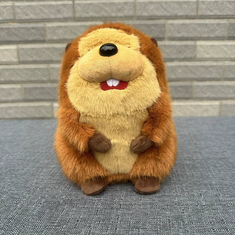 2026D Anime Hoppers Plush Cute King Georges Tom Lizard Plush Soft Stuffed Animal Beaver Plushie Doll Toy Birthday Gift  Kid