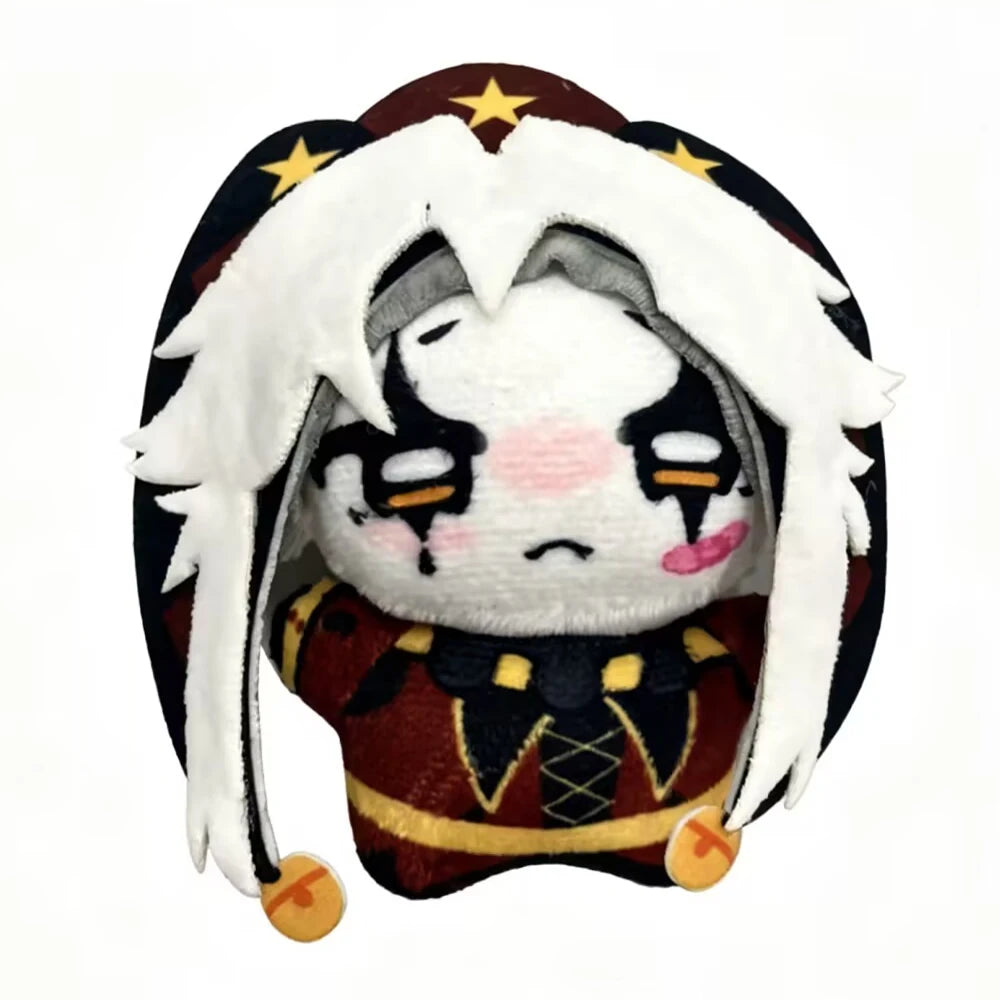 Game The Freak Circus Pierrot Cosplay Doll Plush Stuffed Cotton Figure Dolls Soft Plushies Carnival Accessories Halloween Prop