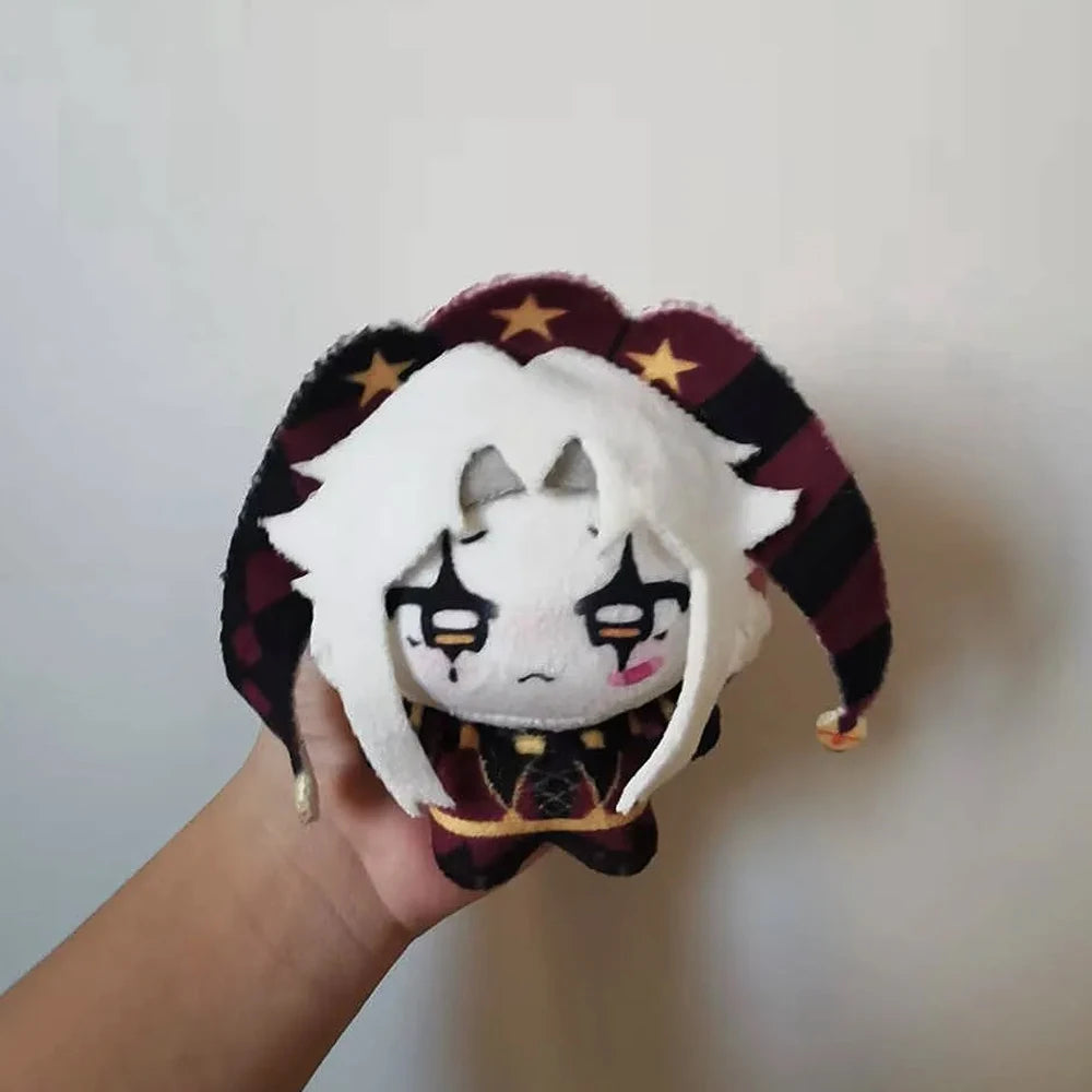 Game The Freak Circus Pierrot Cosplay Doll Plush Stuffed Cotton Figure Dolls Soft Plushies Carnival Accessories Halloween Prop